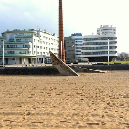 Apartamento Playa Poniente Gijón Eksteriør bilde