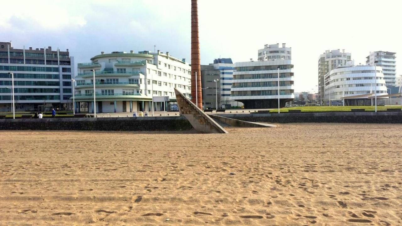 Apartamento Playa Poniente Gijón Eksteriør bilde
