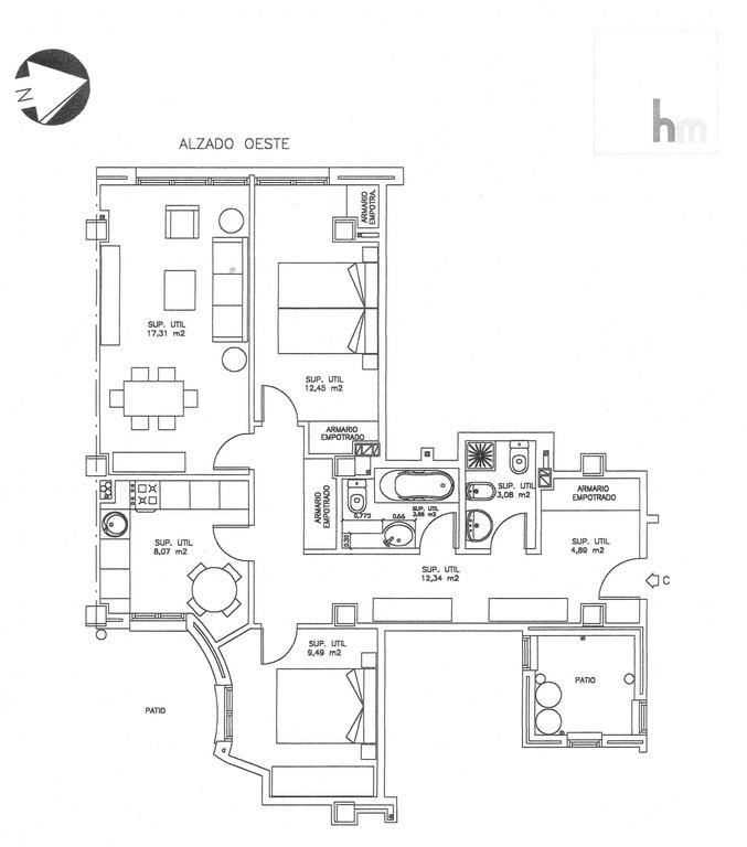 Apartamento Playa Poniente Gijón Eksteriør bilde